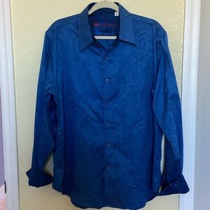 Robert Graham Deep Blue Button Down Shirt